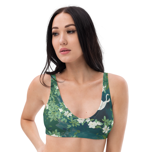 Egret Lagoon Recyled Scoop Bikini Top