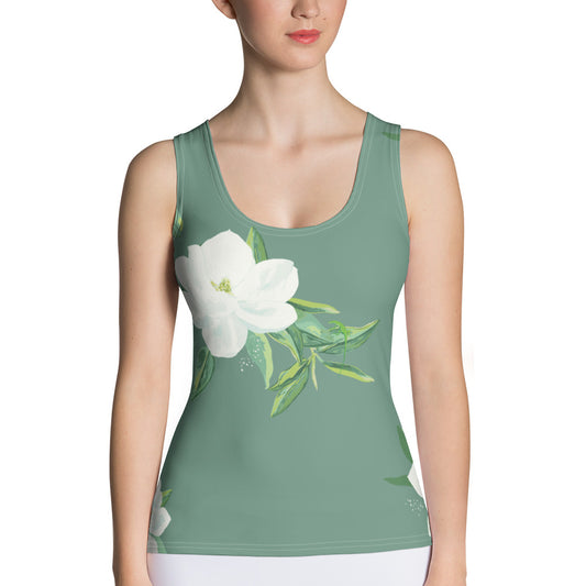 Magnolia Springs Jade Green Tank Top