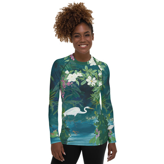 Egret Lagoon Rash Guard