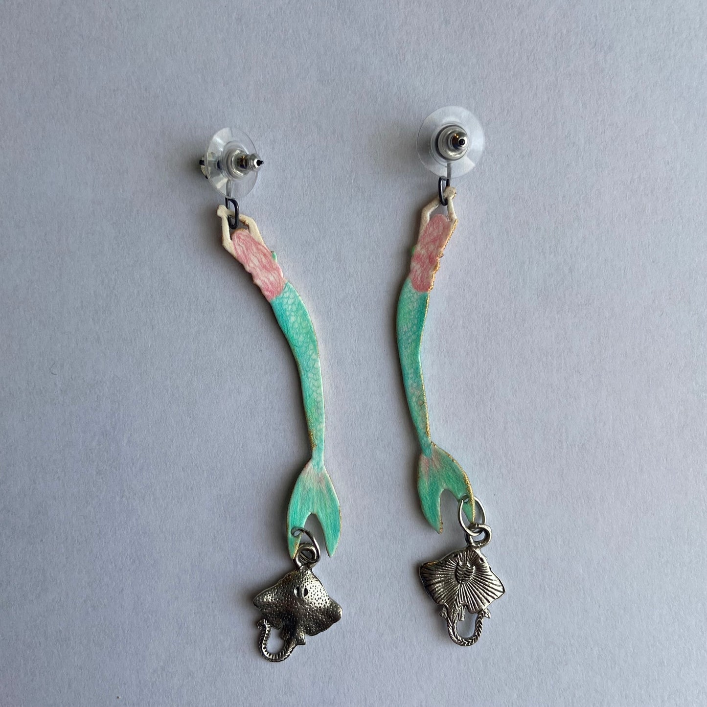 Treasures Mermaids Hand Made Earrings