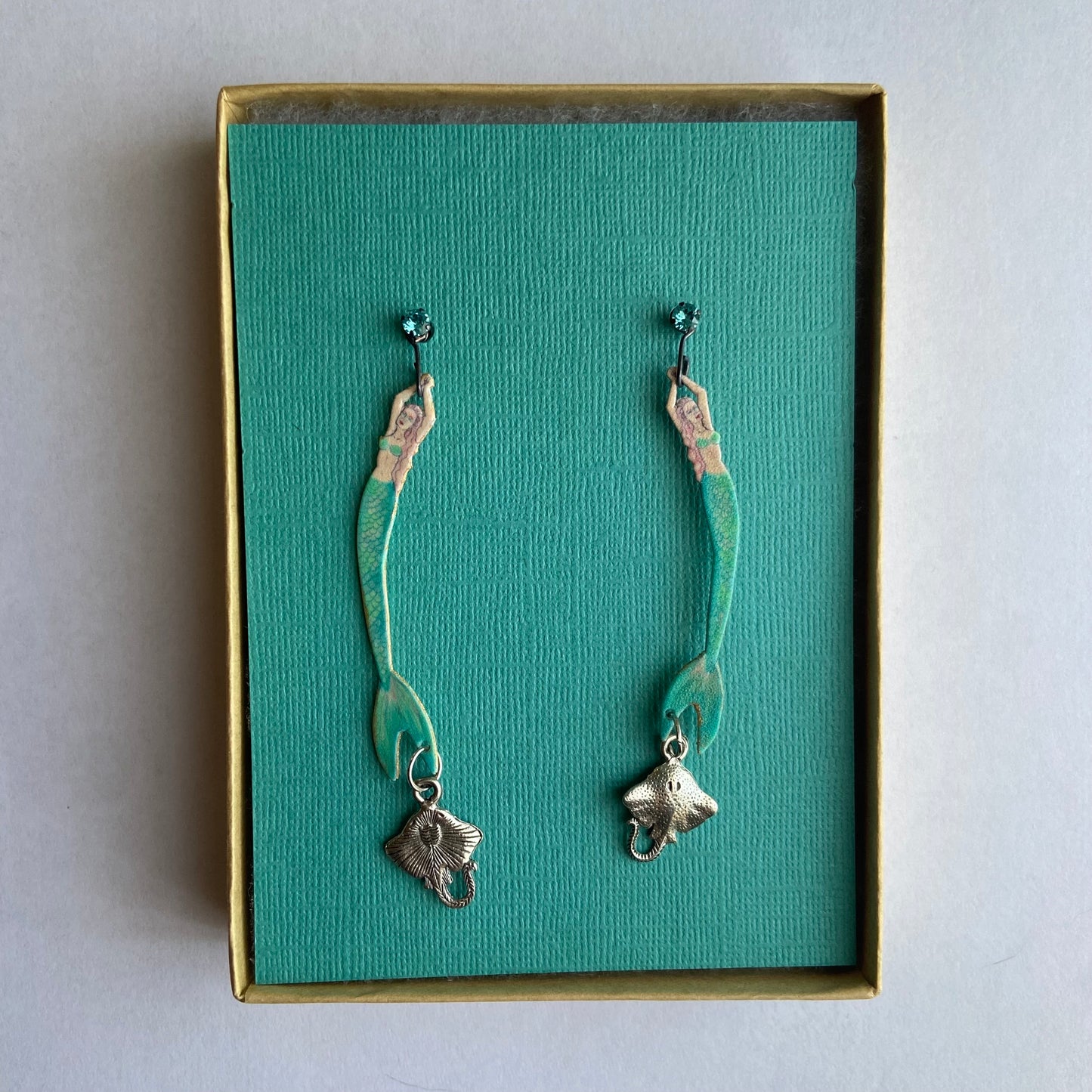 Treasures Mermaids Hand Made Earrings