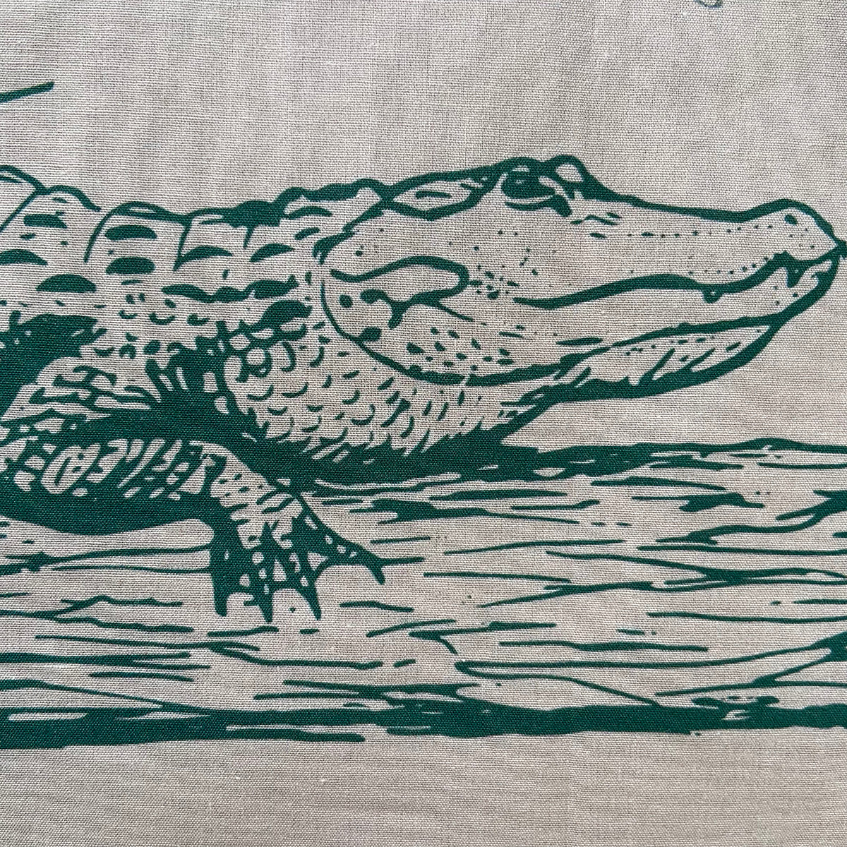 Floridiana Alligator Cotton Scarf