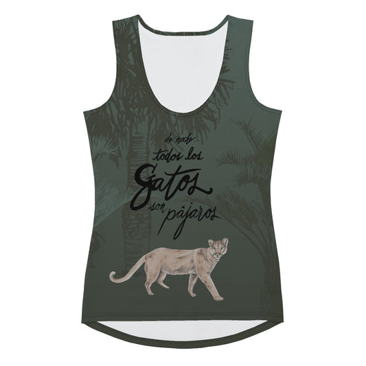 Florida Panther with Spanish Lettering Women's Tank Top